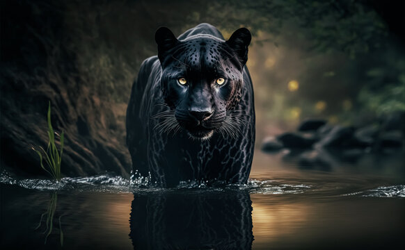 In the shadows of dense rainforests and the depths of impenetrable jungles, there exists a creature that embodies mystique, power, and beauty - the black panther. With its sleek ebony coat and piercing amber eyes, the black panther casts an enchanting spell, captivating all who encounter its elusive presence. In this essay, we delve into the realm of the black panther, exploring its biology, behavior, cultural significance, and the enduring allure that surrounds this elusive feline.